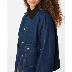 Neo Noir Vista Denim Cord Jacket Blue