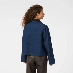 Neo Noir Vista Denim Cord Jacket Blue