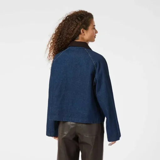 Neo Noir Vista Denim Cord Jacket Blue