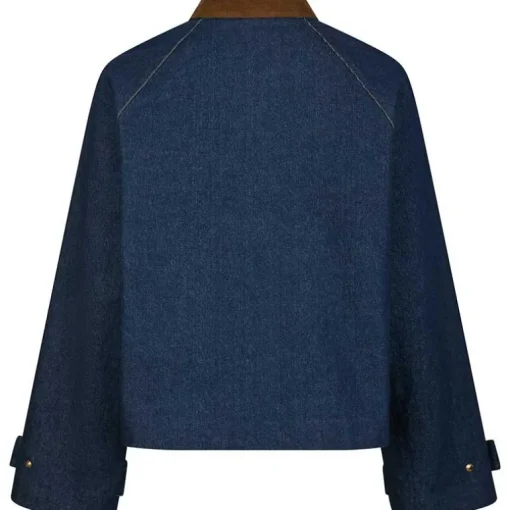 Neo Noir Vista Denim Cord Jacket Blue