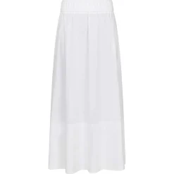 Neo Noir Yara Poplin Skirt White