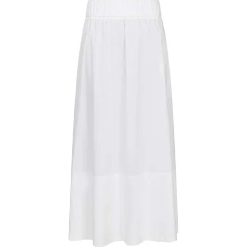 Neo Noir Yara Poplin Skirt White