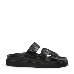 Pavement Maru Croco Sandals Black Croco