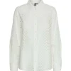 Pieces PCAnnika LS Shirt Hvid