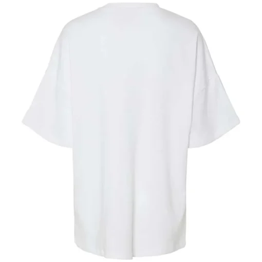 Pieces PCAuna SS Oversize Tee D2D Bright White