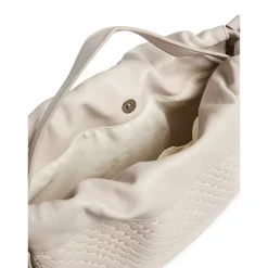 Pieces PCBalloon Large Braided Bag Silver Mink