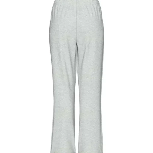 Pieces PCChilli HW Wide Sweat Pants Noos Light Grey Melange