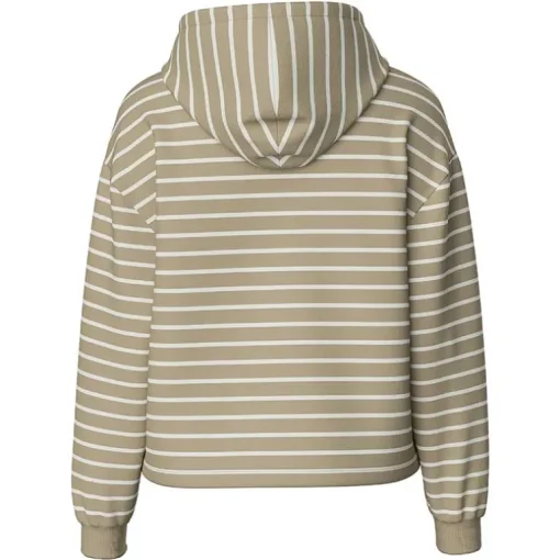 Pieces PcChilli LS Hoodie Stripes Noos BC Crockery Stripes Cloud Dancer