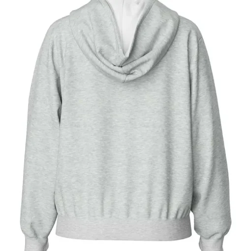 Pieces PCChilli LS Zip Hoodie Noos Light Grey Melange