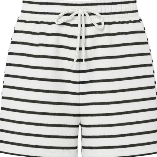 Pieces PCChilli Summer Shorts Stripe Noos Cloud Dancer