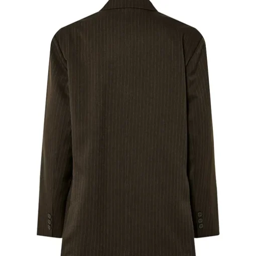 Pieces PCFalka LS Pinstriped Blazer Delicioso Stripes