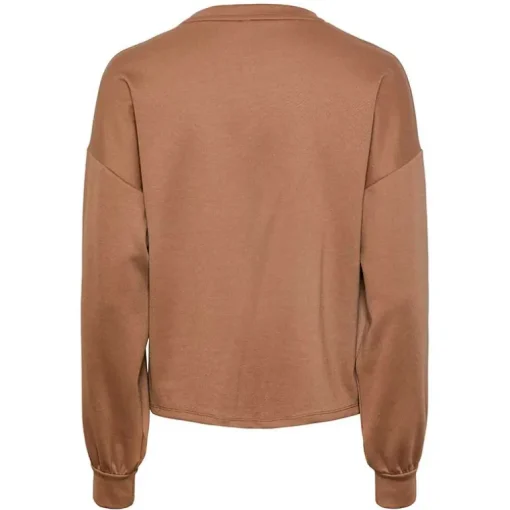 Pieces Pcjacy Ls O-neck Sweat Bc Brun