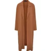 Pieces PcJana LS Long Cardigan BC Brun