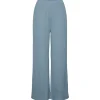 PIECES PCJULES HW WIDE PANTS D2D PB BLÅ