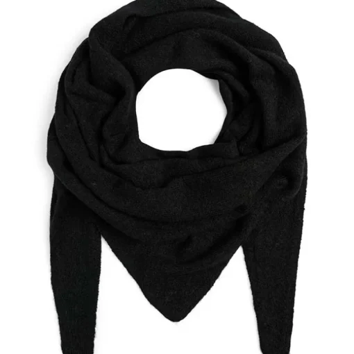 Pieces PCJuliana Triangle Scarf Black