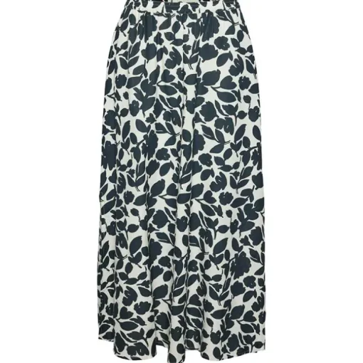 Pieces PCKlarisa Hw Long Skirt BC Navy