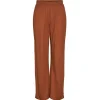 PIECES PCLINDA HW PANTS BRUN