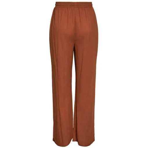 PIECES PCLINDA HW PANTS BRUN