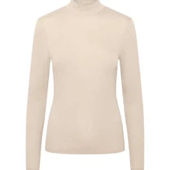 PIECES PCLUX WOOL LS TURTLENECK TOP OFF WHITE
