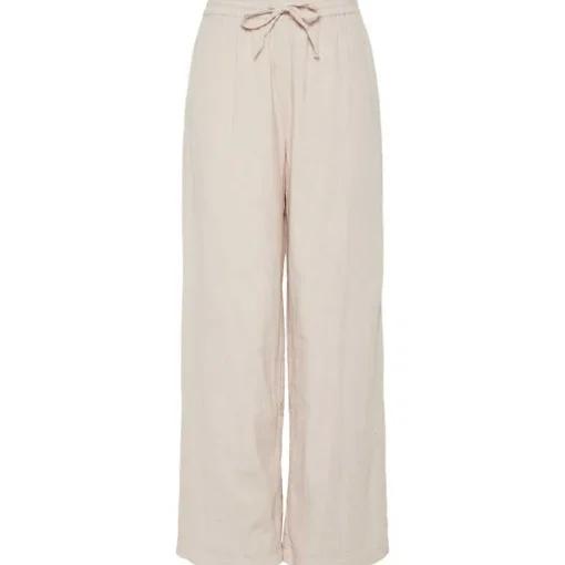 Pieces PCMastina HW Wide Pants Lys Sand
