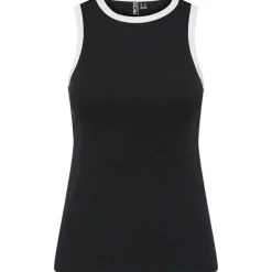 Pieces PCMay Boxer Tank Top Noos Black White