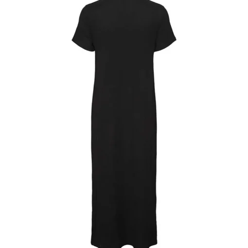 Pieces PCMeggi SS Loose Midi Dress Sort