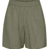 Pieces PCMilano HW Shorts Army