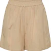 Pieces PCMilano HW Shorts Sand