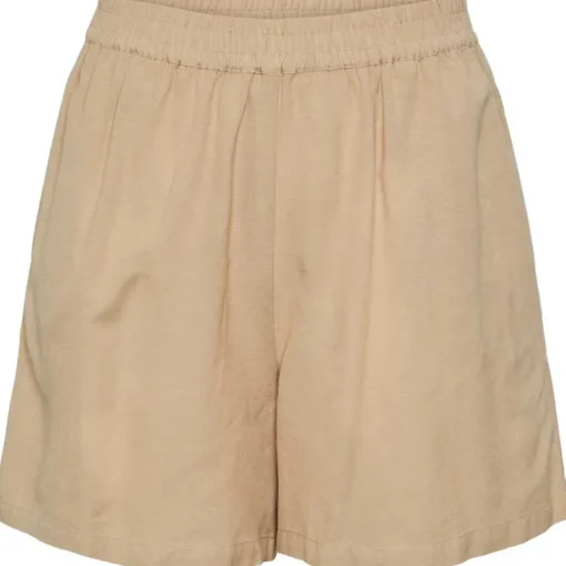 Pieces PCMilano HW Shorts Sand