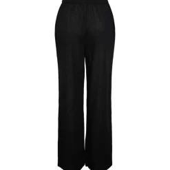 Pieces PCMilano HW Wide Pant D2D PB Sort