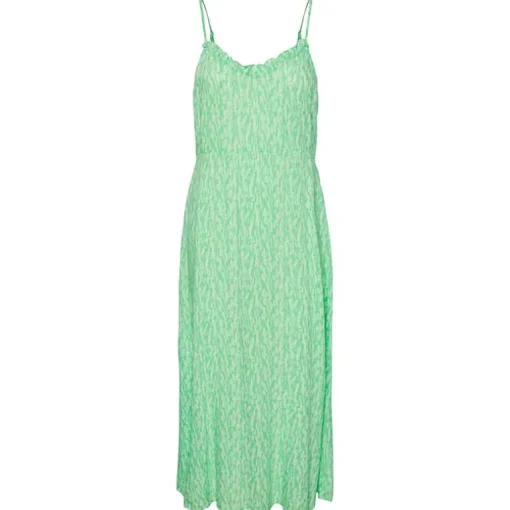PIECES PCNYA SLIP ANKLE DRESS BF BC GRØN