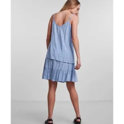 PIECES PCNYA SLIP TOP BF LYSEBLÅ