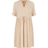 PIECES PCOTENA SS DRESS NOOS BC SAND