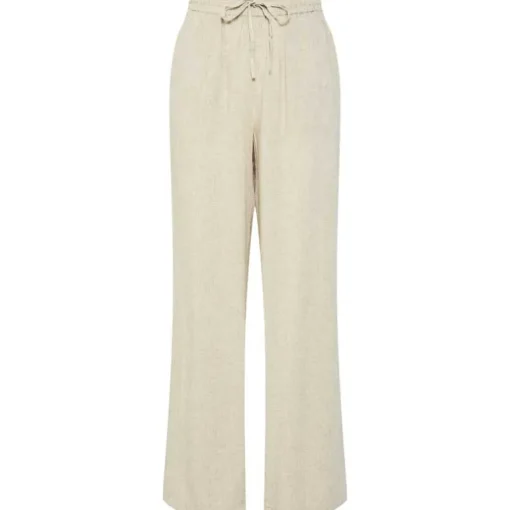 Pieces PCPia HW Wide Pants Noos Birch Melange