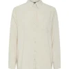Pieces PCPia LS Loose Shirt Noos Birch Melange