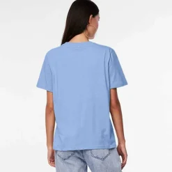 Pieces PCRia SS Solid Tee Noos BC Lyseblå