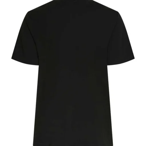 Pieces PCRine SS Printed T-Shirt Black