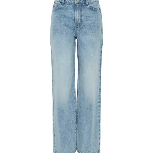 Pieces PCSelma HW Wide Jeans Noos Light Blue Denim
