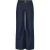 Pieces PCSelma LW Wide Jeans Rinse Noos Dark Blue Denim Rinse
