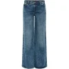 Pieces PCSelma LW Wide Jeans Noos Medium Blue Denim