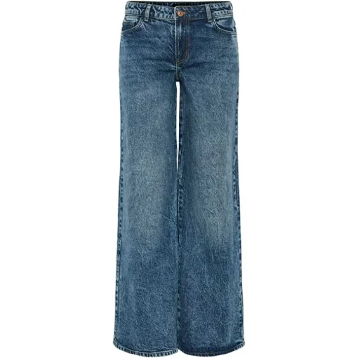 Pieces PCSelma LW Wide Jeans Noos Medium Blue Denim