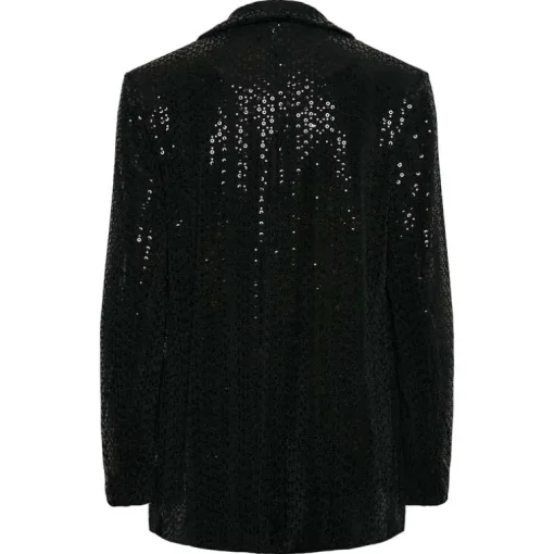 Pieces PCSiddy LS Blazer JRS Black Sequins