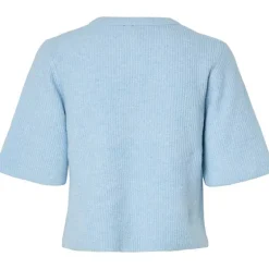 Pieces PCSilly SS O-Neck Knit Cardigan Noos Cashmere Blue