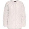Pieces PCStella Quilted Jacket Noos Silver Gray