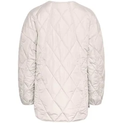Pieces PCStella Quilted Jacket Noos Silver Gray