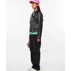 Pieces PCSusse Leather Jacket Noos Black