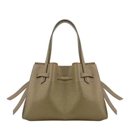 Pourchet Paris 20032 Blossom Medium Bag Mastic