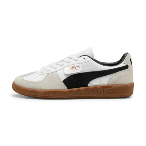 Puma Palermo Lth White-Vapor Gray-Gum