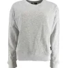 Reign Italia Fanny Oversized Label Sweat Grigio Chiaro