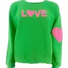 Rosas IS-Love Sweatshirt Grass / Pink